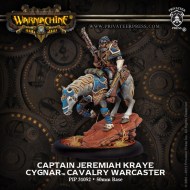 captain jeremiah kraye cygnar cavalry warcaster